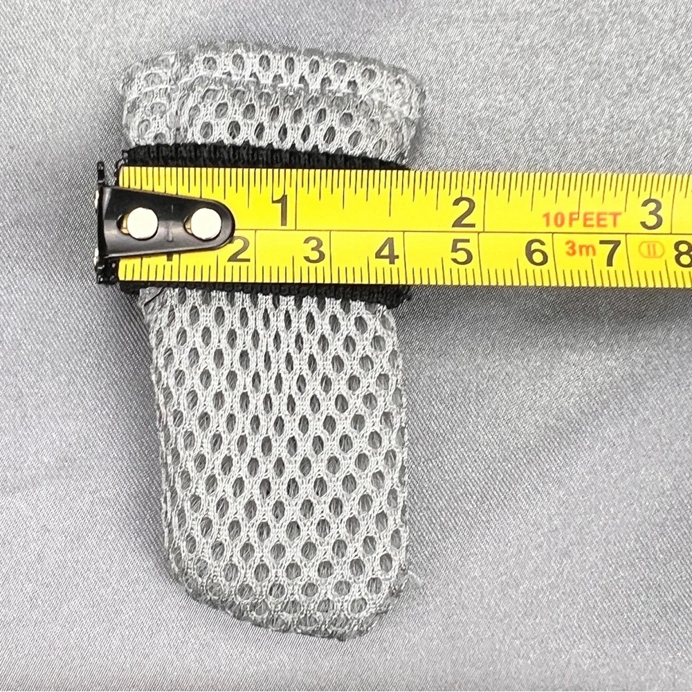 4 PCS Cat Mittens XS Gray Bootie Prevent Scratching Mesh Breathable Kitten Shoes